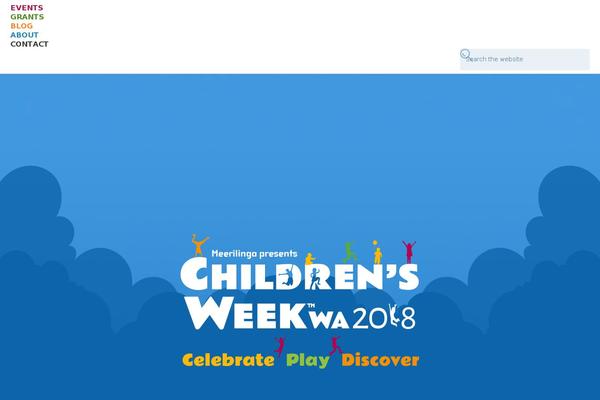 childrensweekwa.org.au site used Childrensweekwa