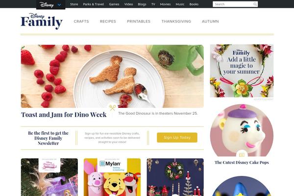 childrentoday.com site used Family-disney-theme