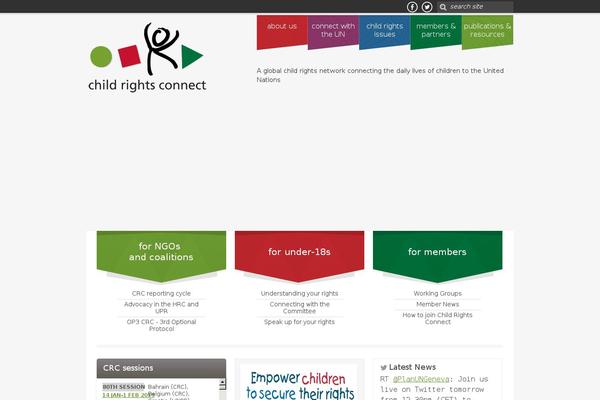 childrightsconnect.org site used Childrightsconnect