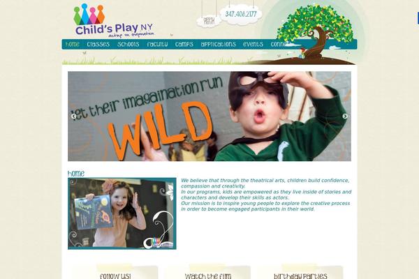 Child_care_creative theme site design template sample