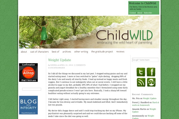 WordPress website example screenshot