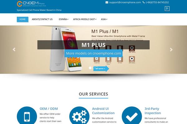WordPress website example screenshot