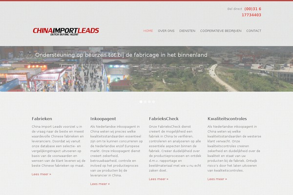 chinaimportleads.nl site used Wp_businesstwo5-v1.1