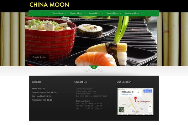 The Restaurant theme site design template sample