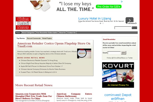 chinaretailnews.com site used Amn-theme