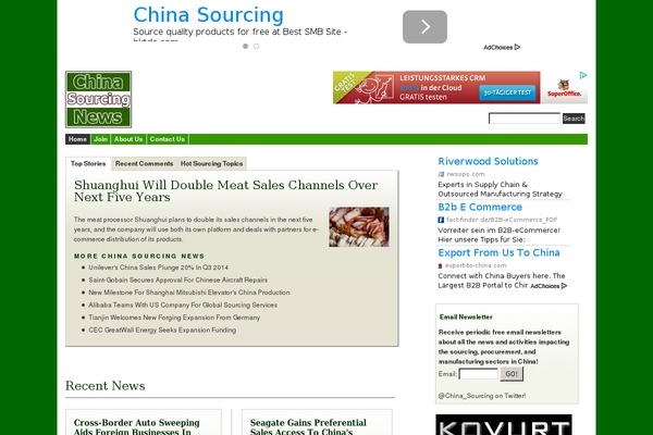 chinasourcingnews.com site used Colornews-pro-child