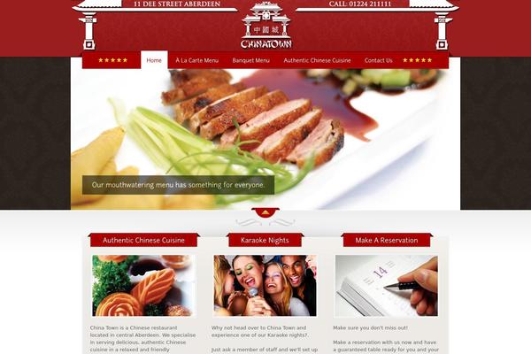 The Restaurant theme site design template sample