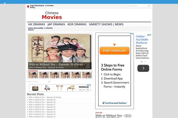 chinese-movies.net site used Advanced-newspaper142
