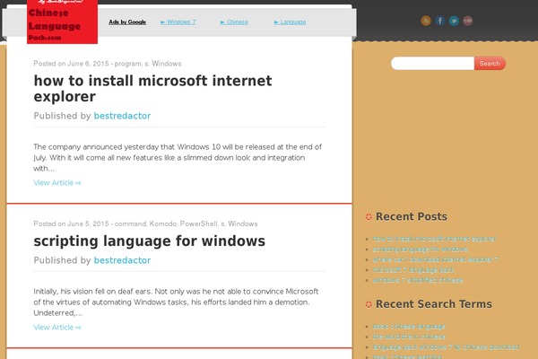 WordPress website example screenshot