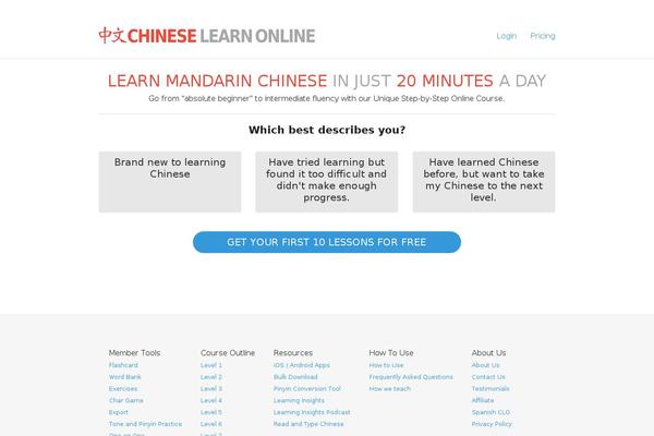 chineselearnonline.com site used Clo