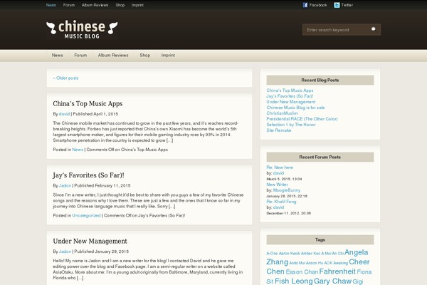 CMB theme websites examples
