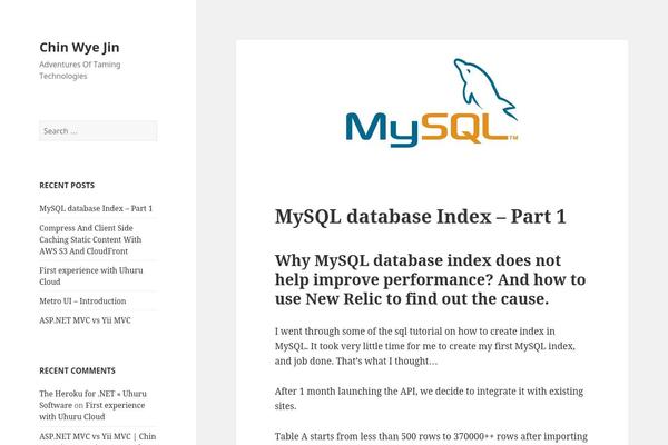 Twenty Fifteen theme site design template sample