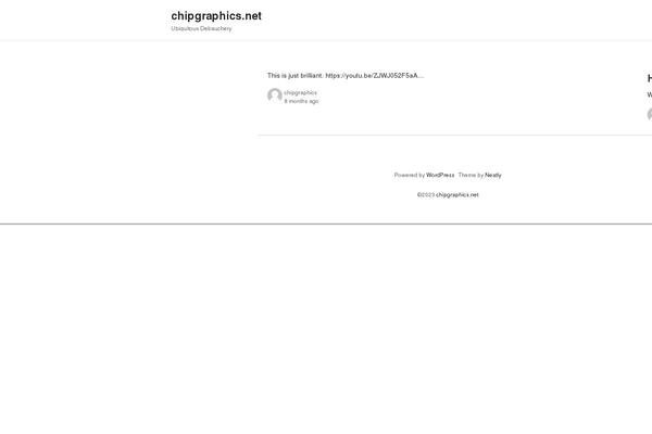 WordPress website example screenshot