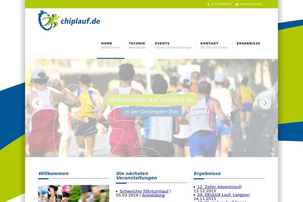 chiplauf theme websites examples