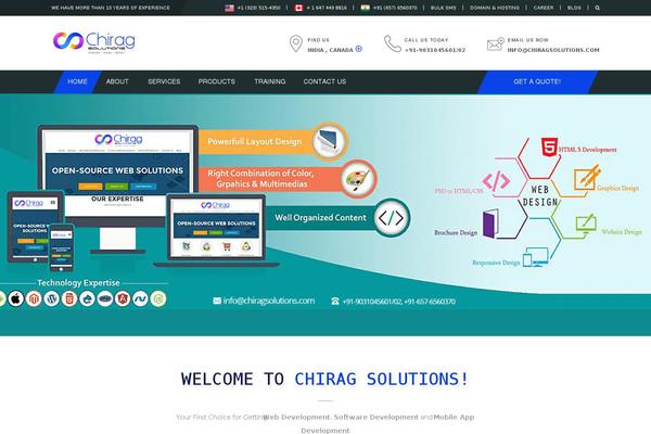 chiragsolutions.com site used Chiragsolution_new
