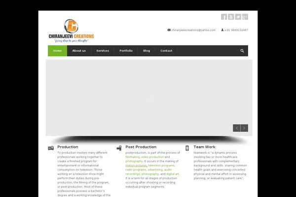 Centum theme site design template sample