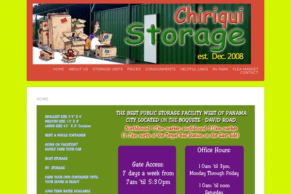 chiriquistorage.com site used Acoustic