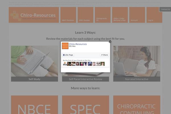 WordPress website example screenshot