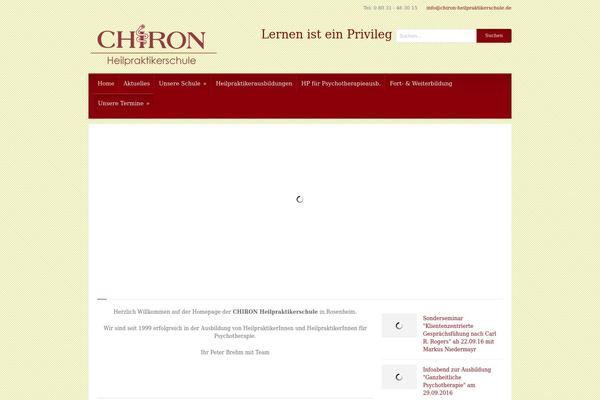 chiron-heilpraktikerschule.de site used Grand College v 1.08