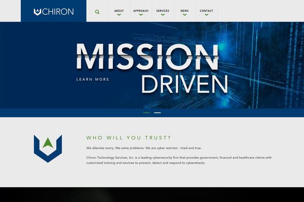 Chiron theme site design template sample