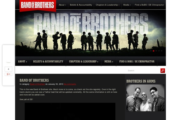 chiropracticbandofbrothers.com site used Tank