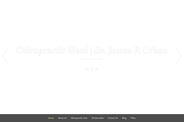 chiropracticmaui.com site used Parallax1