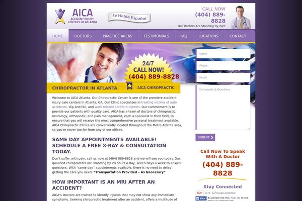 aica theme websites examples