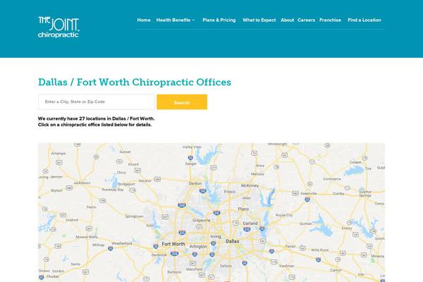 chiropractordallas-thejoint.com site used Thejoint2