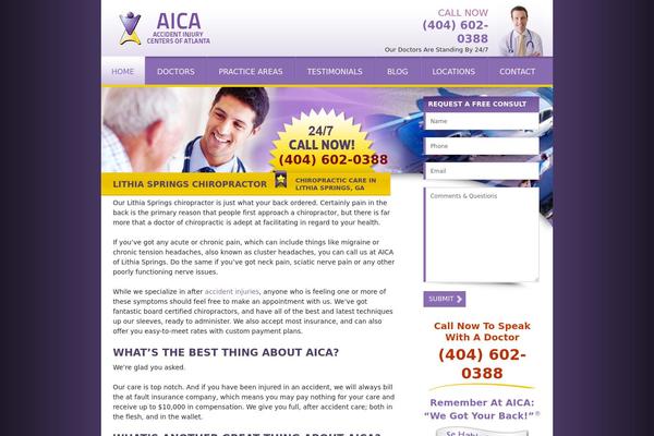 chiropractorlithiasprings.com site used Aica