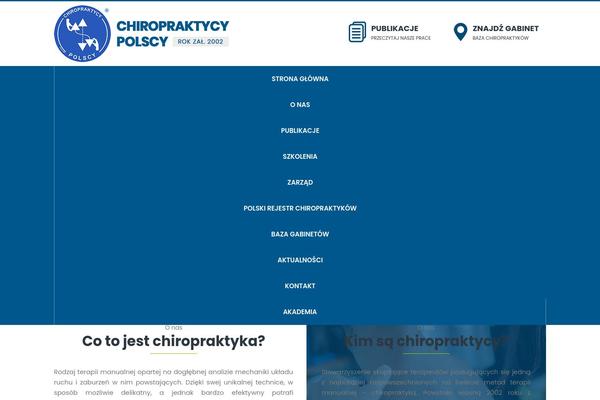 chiropraktycy.pl site used Chiropraktycy