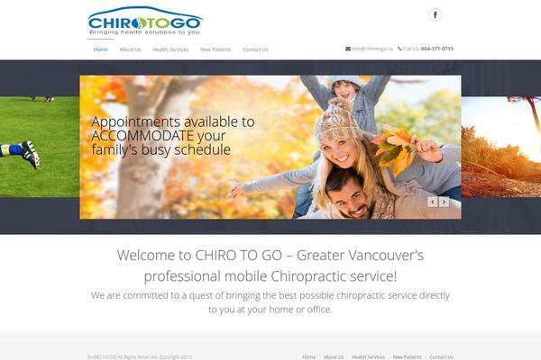 chirotogo.ca site used Medical Doctor