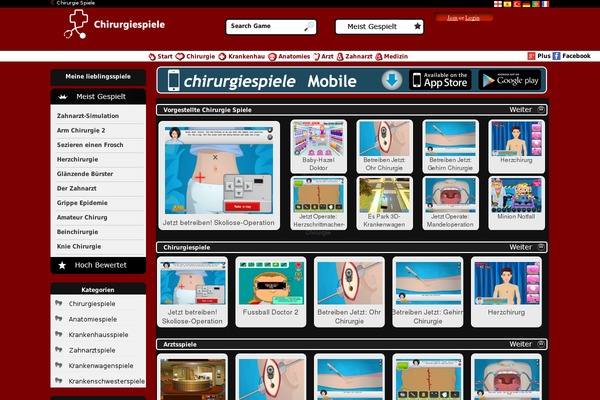 chirurgiespiele.com site used Zipgame