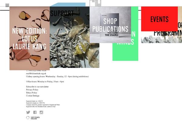 chisenhale.org.uk site used Chisenhale-2019