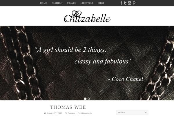 Total theme site design template sample