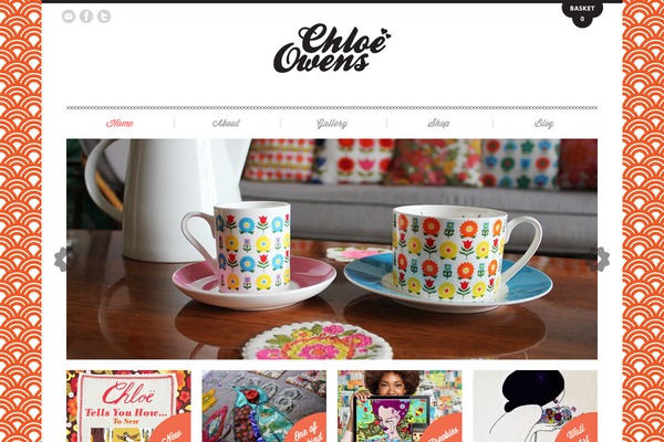 Chloé theme site design template sample