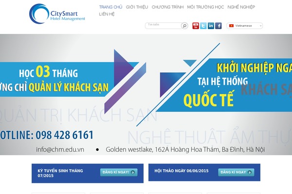 chm.edu.vn site used Che