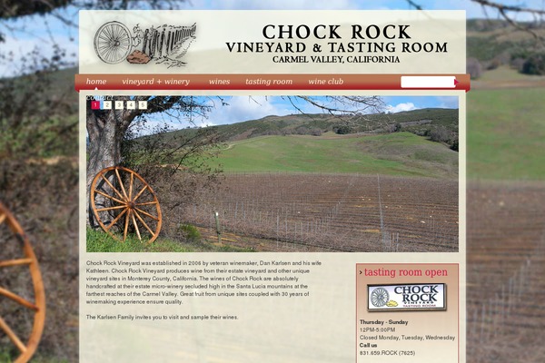 chockrockvineyard.com site used Livelyhood