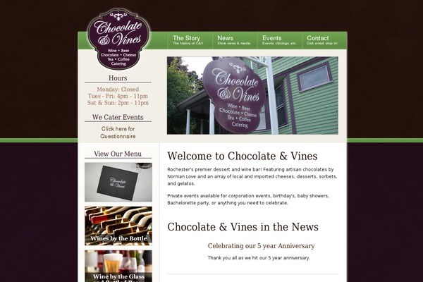 WordPress website example screenshot