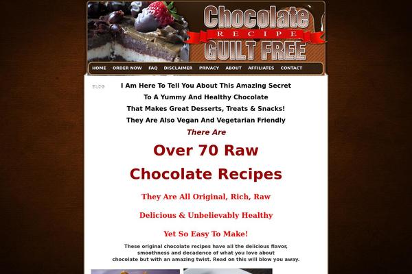 chocolaterecipeguiltfree.com site used Chocolaterecipeguiltfree