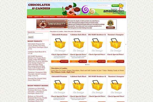 chocolatescandies.com site used Wpzoner