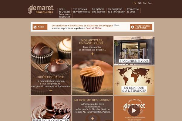 chocolatierdemaret.be site used Demaret