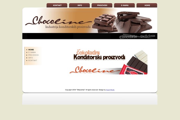 chocoline.rs site used Tour Package