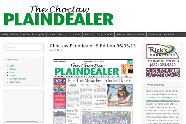 Magazine Basic theme site design template sample