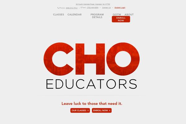 choeducators.com site used Cho-edu