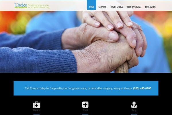 choice-homecare.com site used Wecare