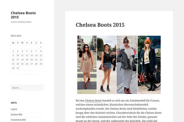 Twenty Fifteen theme site design template sample