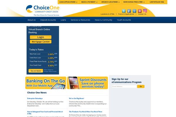 choiceone.org site used Choiceone