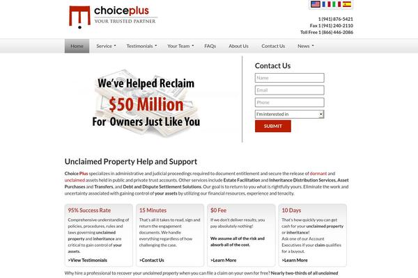 choiceplusllc.com site used Choice-en