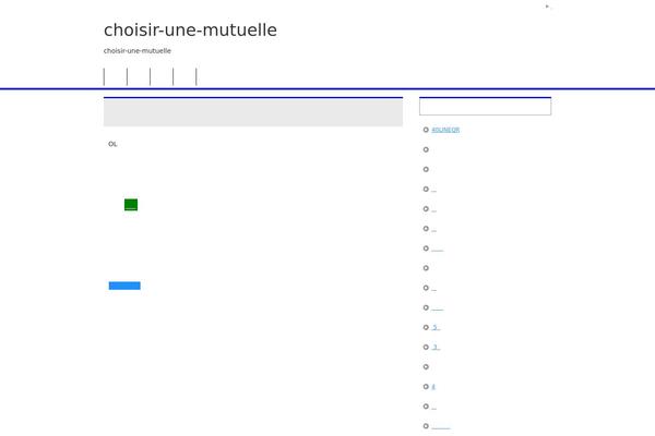 choisir-une-mutuelle.com site used Choisirunemutuelle