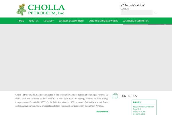 chollapetro.com site used Cholla